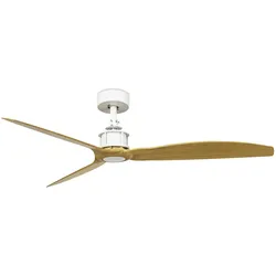 DC Deckenventilator Just Fan Weiß / Holz