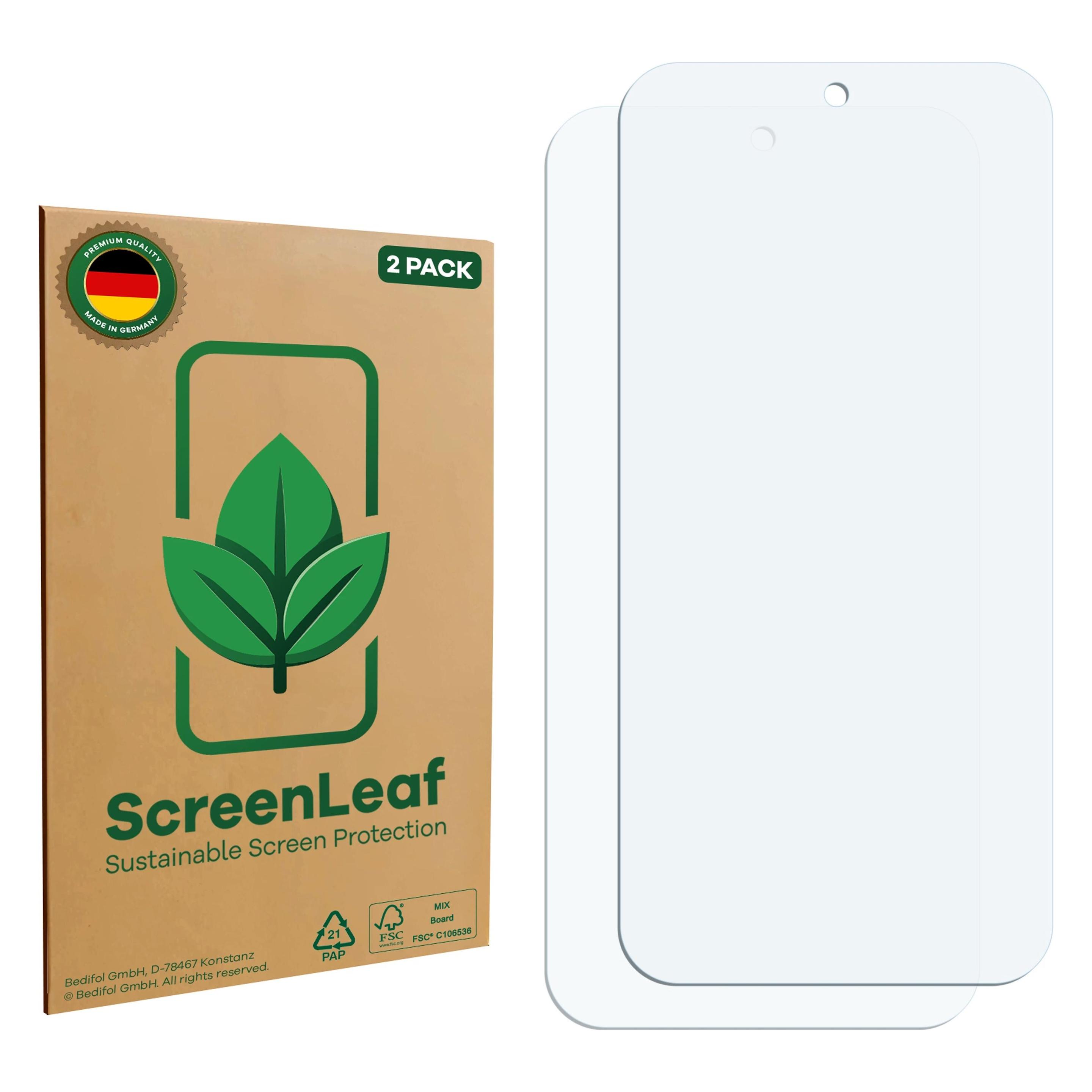 ScreenLeaf Schutzfolie für realme GT 8 Displayschutz Display Schutz Folie Klar Transparent (6161043)