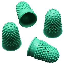10 Blattwender aus Gummi Größe 2, Kautschuk, grün