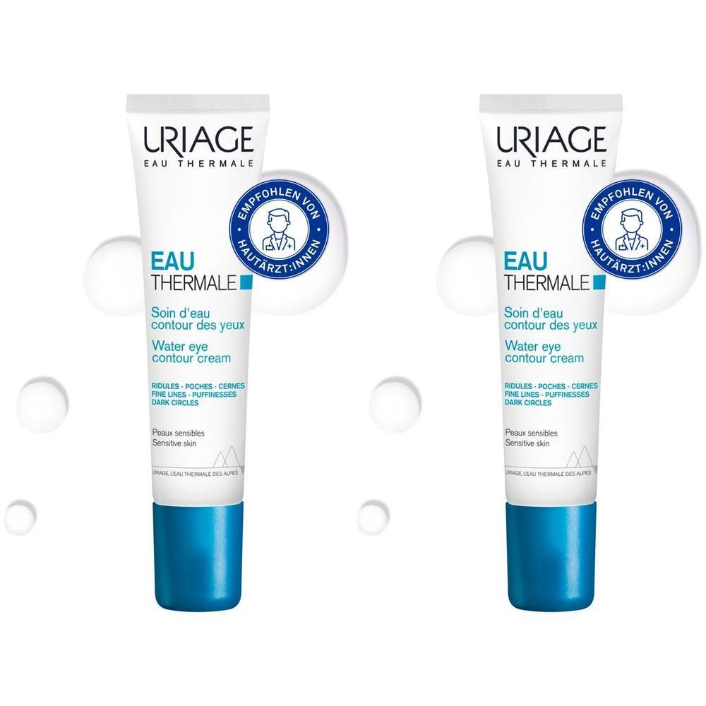 Uriage Hydro-Aktiv Augenpflege 2x 2x15 ml Creme