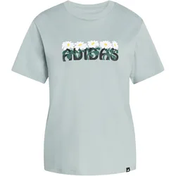 adidas Soft Side Graphic T-Shirt Damen KA5099 - wonder sage S