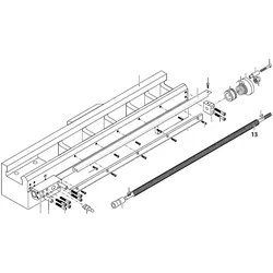PROXXON 24400-02-13 Leitspindel für Drehmaschine PD400