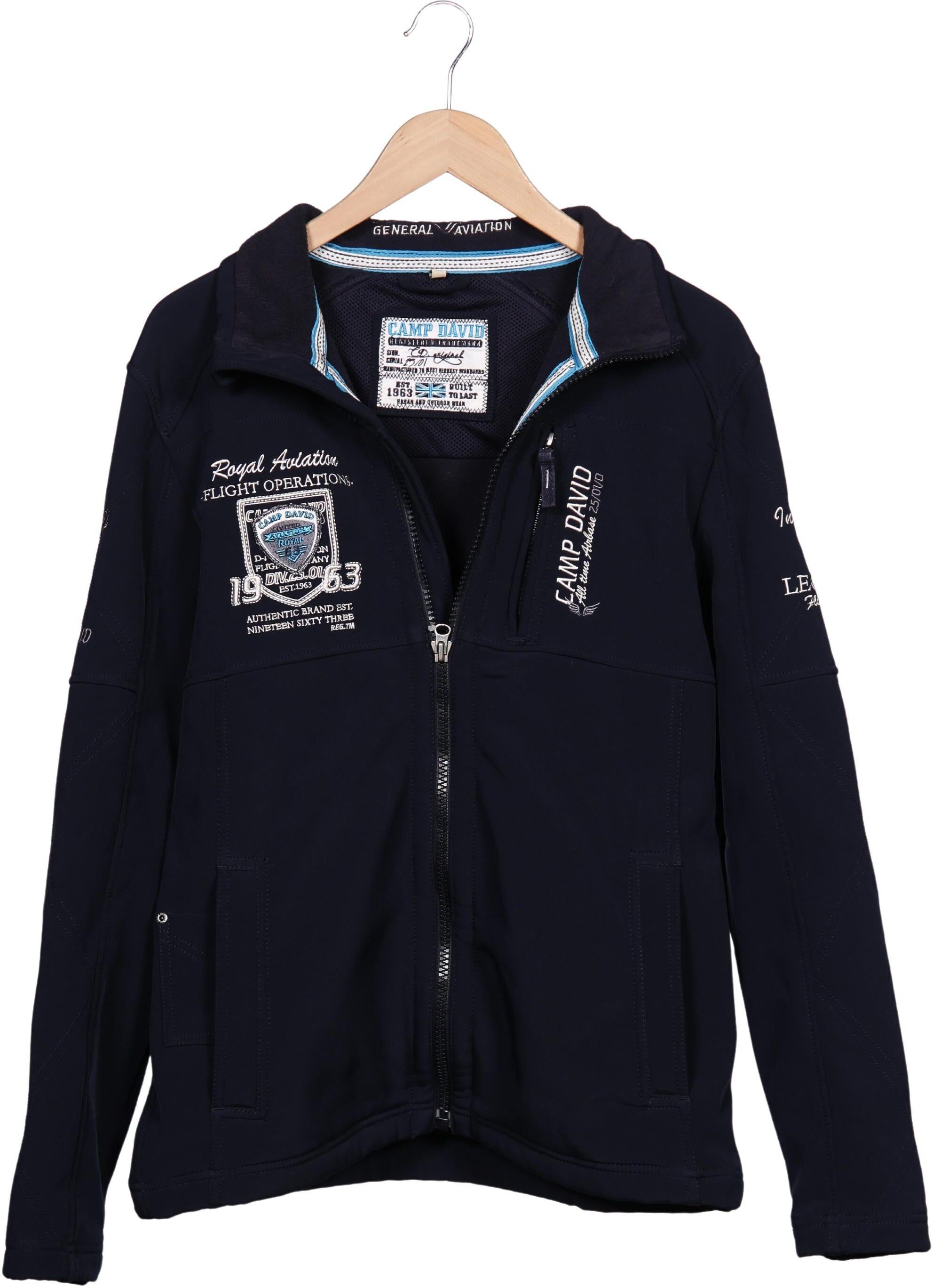 Camp David Herren Jacke, Marineblau, Gr. M, Synthetik - Second Hand
