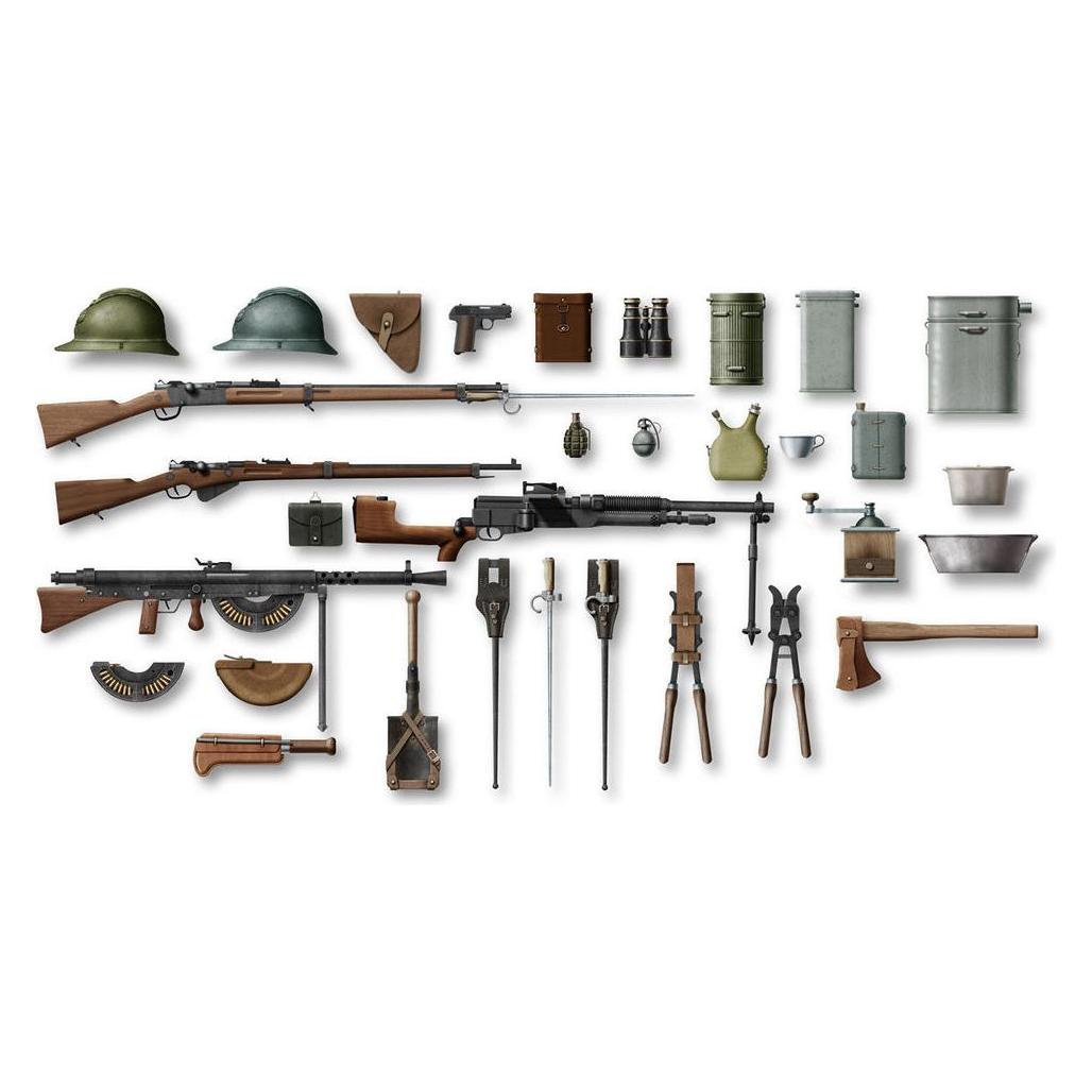 ICM WWI French Infantry W&E (35681)