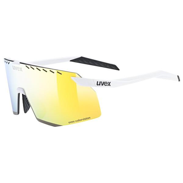 Uvex - Pace Stage CV Mirror Cat. 3 - Velobrille weiß/gelb