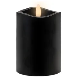 Arti Casa, LED Kerzen, LED Kerze Ø7,5x10cm Schwarz Wetlook