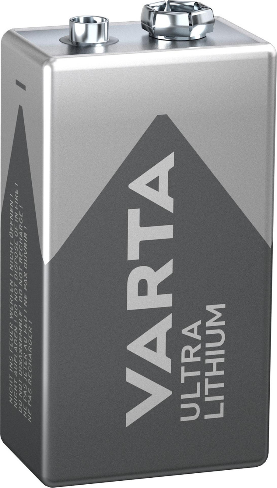 VARTA Professional Lithium 9V blokbatterij - Grijs