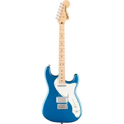 Squier by Fender Paranormal Stratocaster DLX MN Parchment PG Lake Placid Blue - E-Gitarre