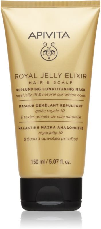 Apivita Royal Jelly Elixir Replumping Conditioning Mask après-shampoing et masque 2-en-1 150 ml