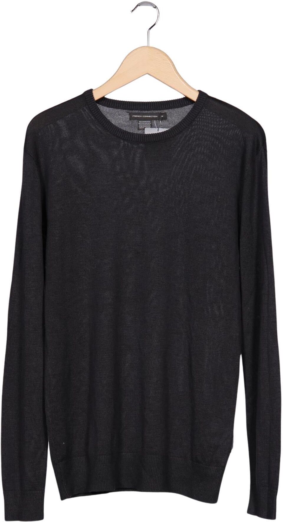 French Connection Herren Pullover, Grau, Gr. M, Synthetik / Viskose - Second Hand