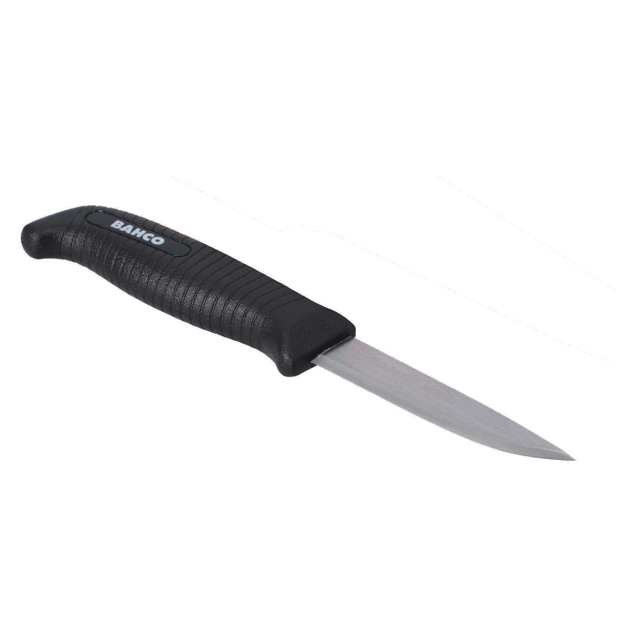 Bahco Messer aus Kohlenstoffstahl mit 2-Komponenten-Griff - 15 Stück im Thekendisplay (Cutter) (1446-CS)