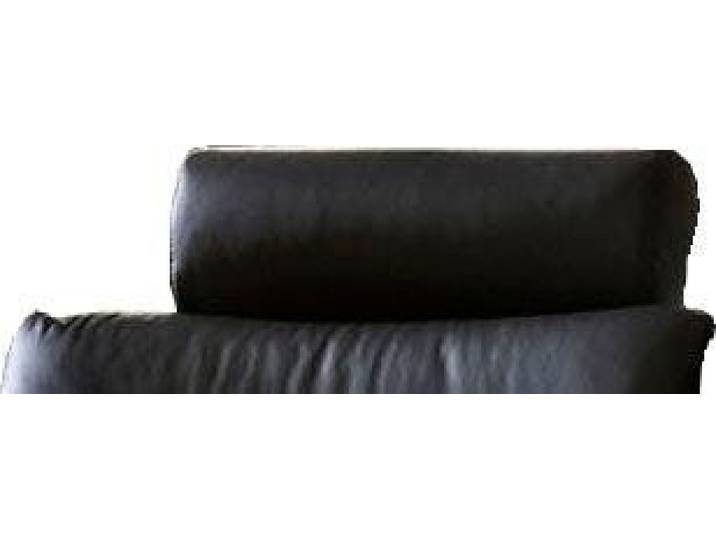 Sofa-Kopfstütze PLACES OF STYLE Luna , schwarz (schwaz), B:55cm H:20cm, Holzwerkstoff, Kopfstützen, Sofa-Kopfstütze, hochwertige Verarbeitung