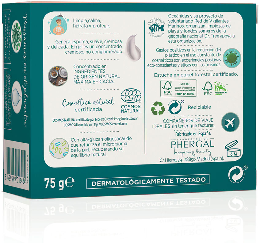 Dr. Tree Gel Doccia Solido junior 75 gr