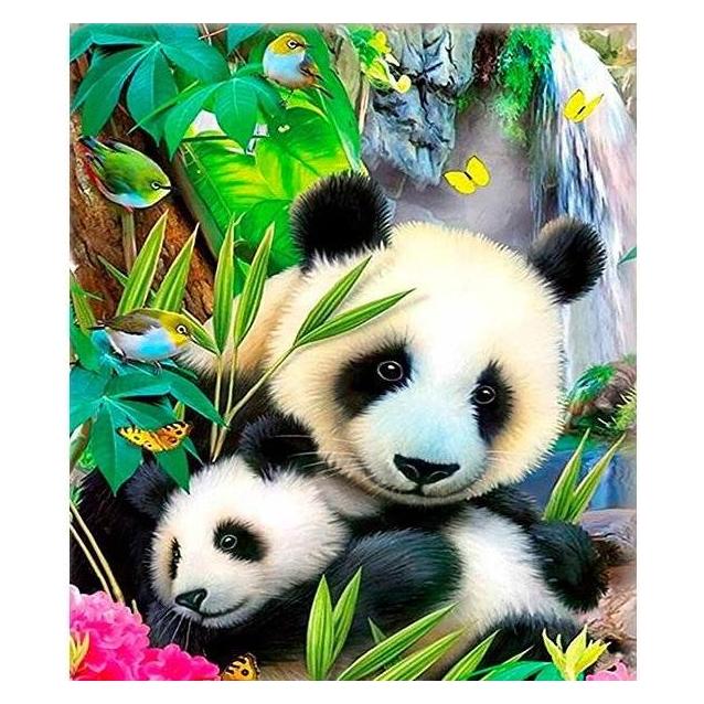 Norimpex 5D-Diamantmosaik - Panda 40x30cm (53170712)