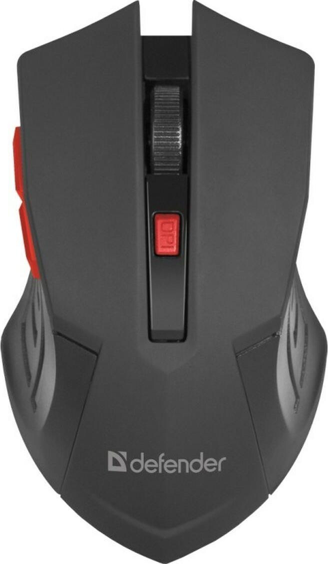 Defender Accura MM-275 Optische Muis Black & Red 1600 DPI 6P