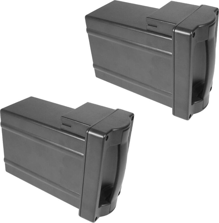 2x Trade-Shop Premium Akku 3x36,5V 6000mAh Li-Ion ersetzt Wolf Power Pack 1, 4939090, 4937065 für Wolf Garten 37 Rasenmäher, 40 Rasenmäher