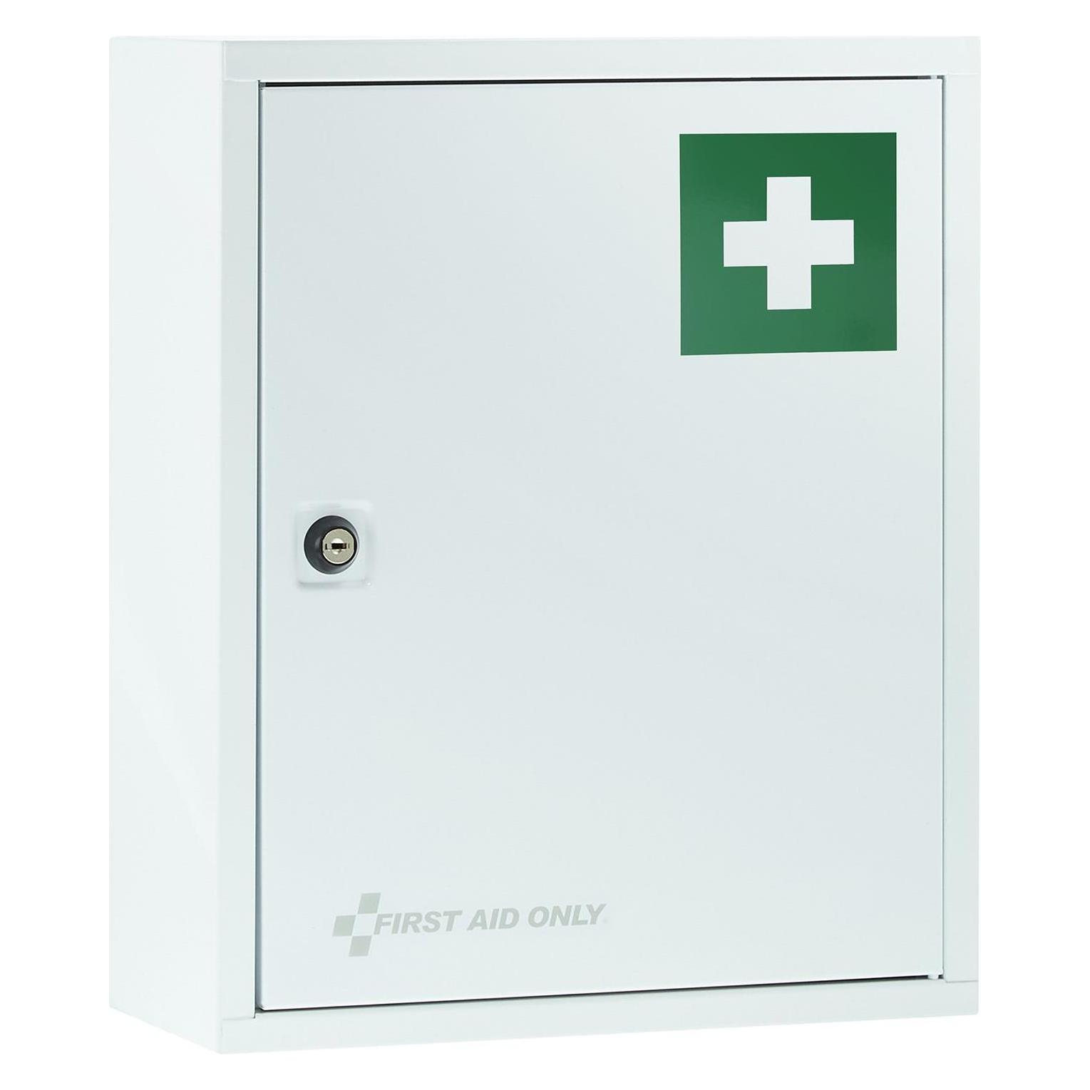 First Aid Only Medizinschrank ohne Füllung weiss (First Aid Kit) (P-10200 00)