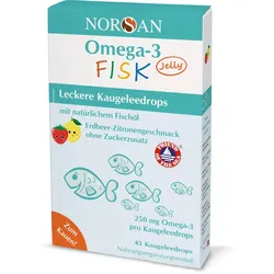 NORSAN Omega-3 FISK Jelly 45 St Dragees