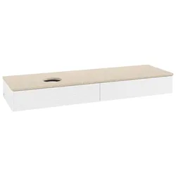 Villeroy & Boch Antao Waschtischunterschrank 1600x190x500mm K15113MT mit Struktur FK/AP: MT/3