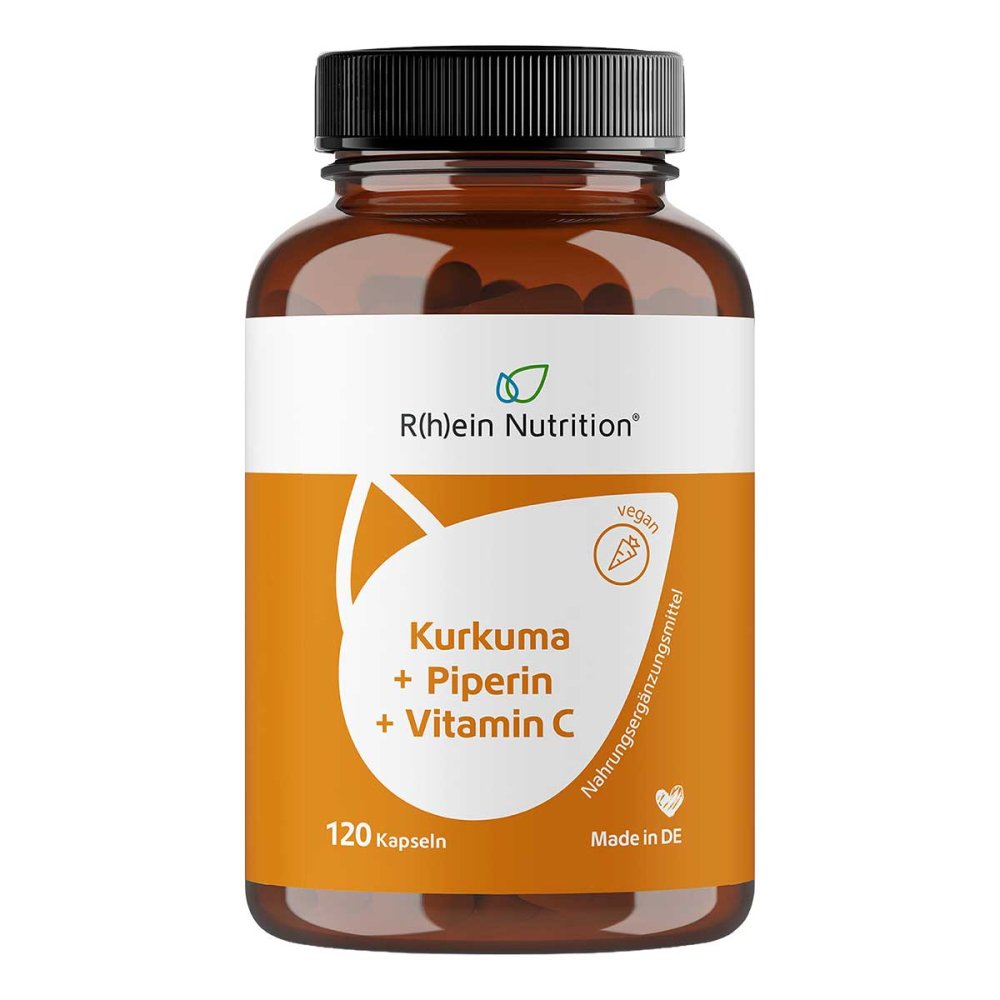 R(h)ein Nutrition & Health GmbH Kurkuma + Piperin + Vitamin C Kapseln vegan 19680747