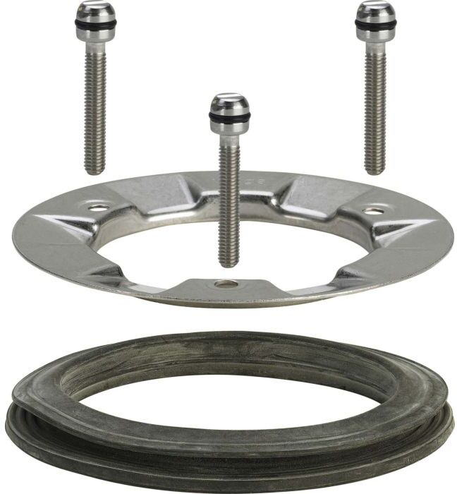Viega Tempoplex Zubehörsatz 582975 Edelstahl, für Ablaufloch-Ø 90mm