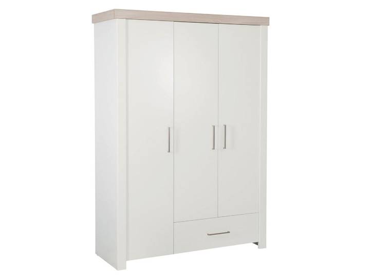 Roba Kleiderschrank Lucy, Weiß, Holzwerkstoff, 1 Schubladen, Rechteckig, 138.5x199x52.5 cm, Baby- und Kindermöbel, Kinderzimmer & Jugendzimmer