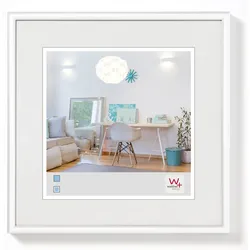 walther + design Lifestyle Kunststoff Bilderrahmen 20x20 cm WEISS