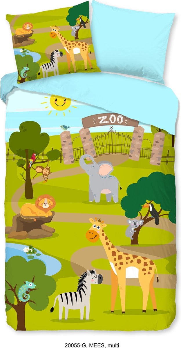 Good Morning Kinderdekbedovertrek Mees - Multi - 140 x 200 cm