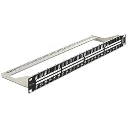 DELOCK 43280 - 19" Keystone Patchpanel. 48 Port - 1HE