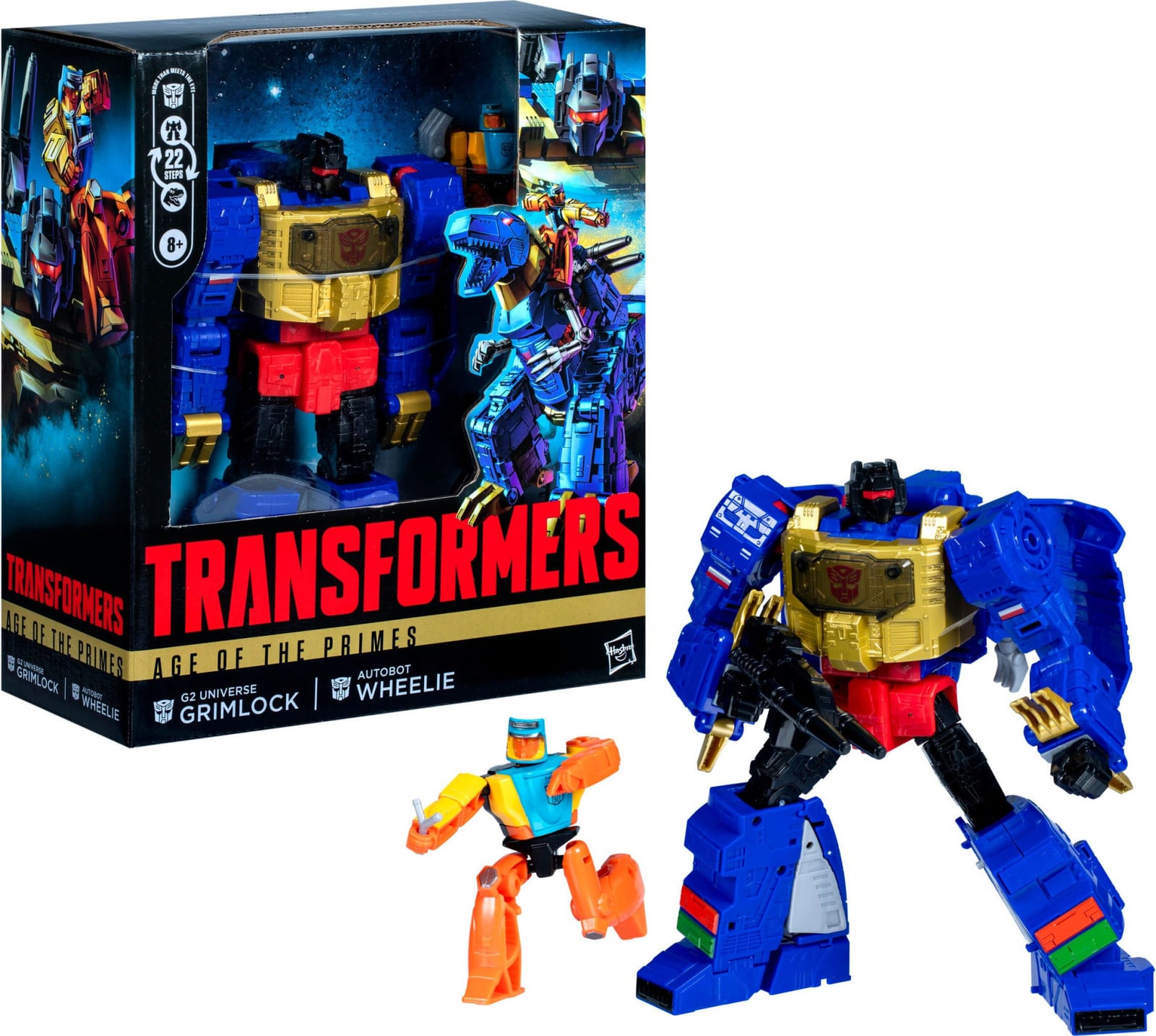 Hasbro Transformers Age of the Primes G2 Universe Grimlock & Wheelie Figurine