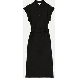 Hemdblusenkleid Schwarz L