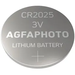 AgfaPhoto 150-803425 Haushaltsbatterie Einwegbatterie CR2025 Lithium