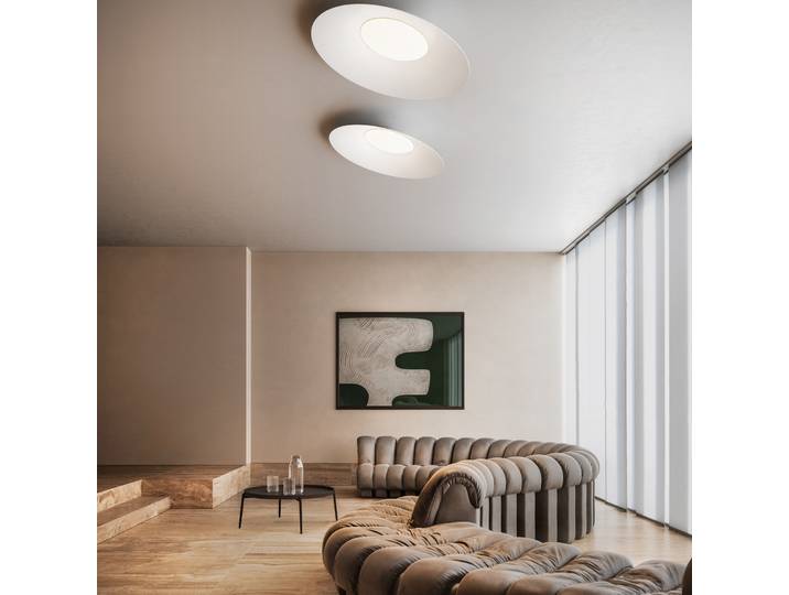 Plafonnier Kate 2700K Blanc/Blanc - kdln - Salon / séjour - Design - Aluminium