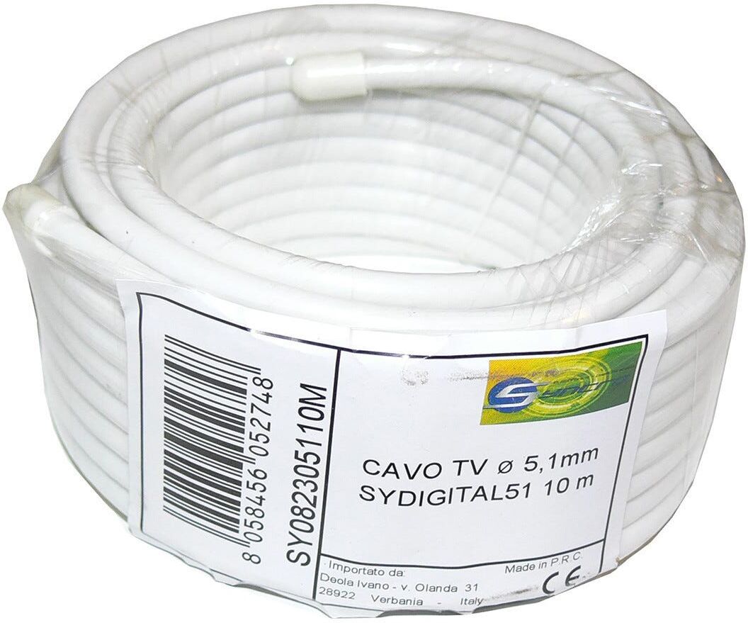Tecnomat CAVO ANTENNA TV / SAT Ø 5,1 mm 10 m