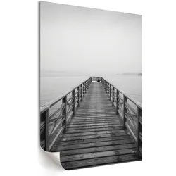POSTER - 59x84 cm - Minimum - Schwarzer Steg