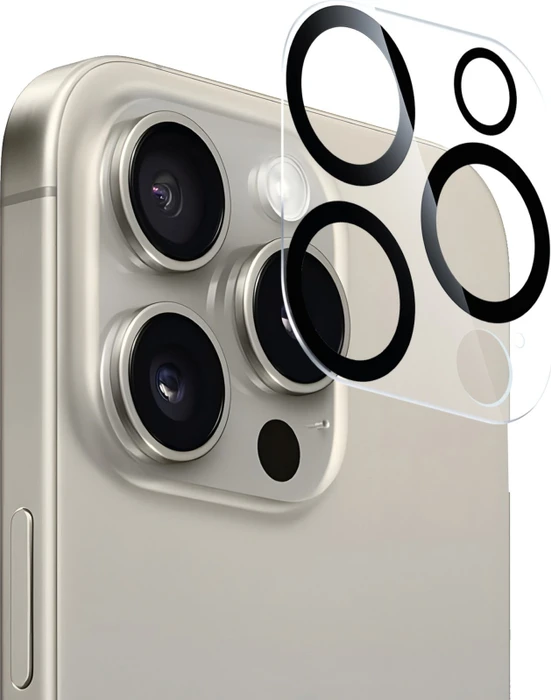 Nevox Nevoglass 3D Kameraschutzglas (transparent/schwarz, iPhone 17 Air)