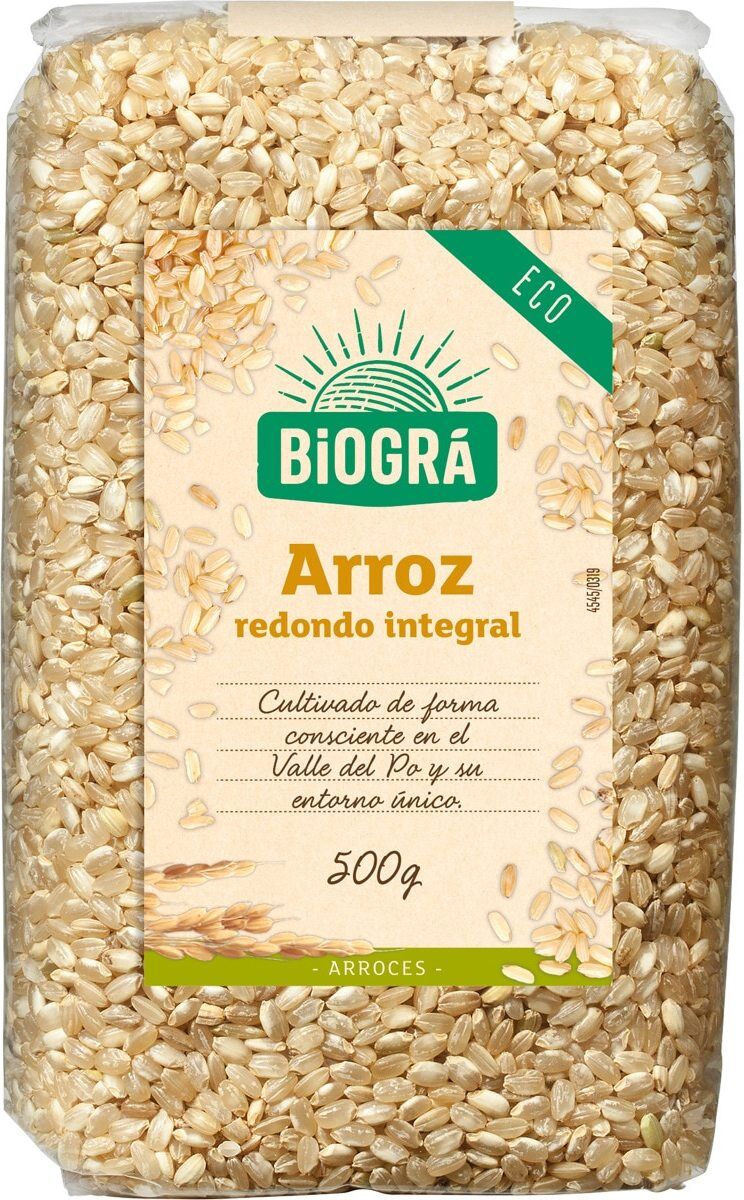 Biogra Round Brown Rice 500 gr