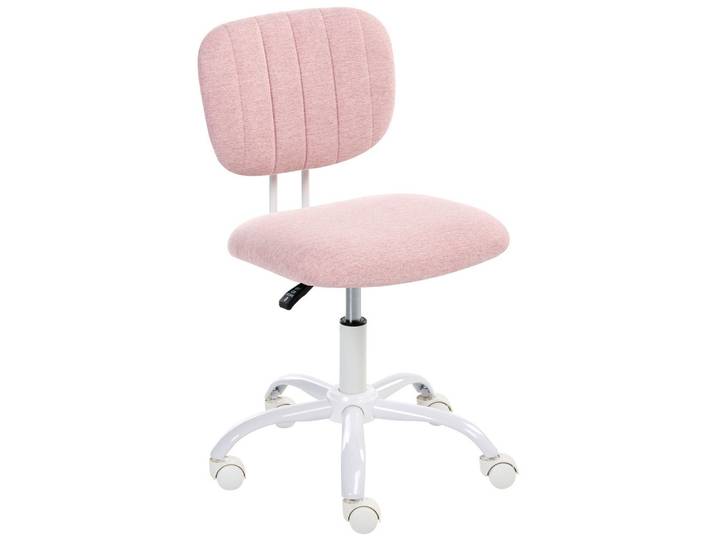 SCHREIBTISCHSTUHL Stoff Rosa Bubbly