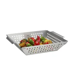 Gefu Grillschale  BBQ , silber , Edelstahl , Maße (cm): B: 28 H: 7,5