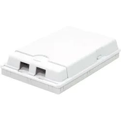 LogiLink FTTH Anschlussdose 2-fach, Aufputz, weiß