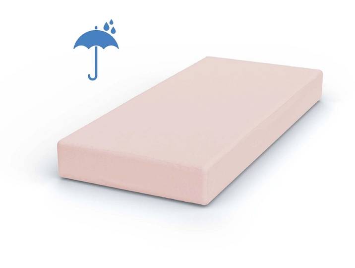 VELFONT Wasserdichtes Fixleintuch OSLO 140x200cm rosa