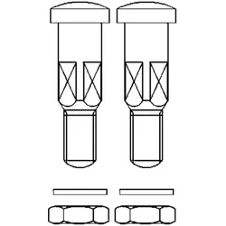 Bessey Reparatur-Set M6 D8x24 (Normalblechscheren) - R034