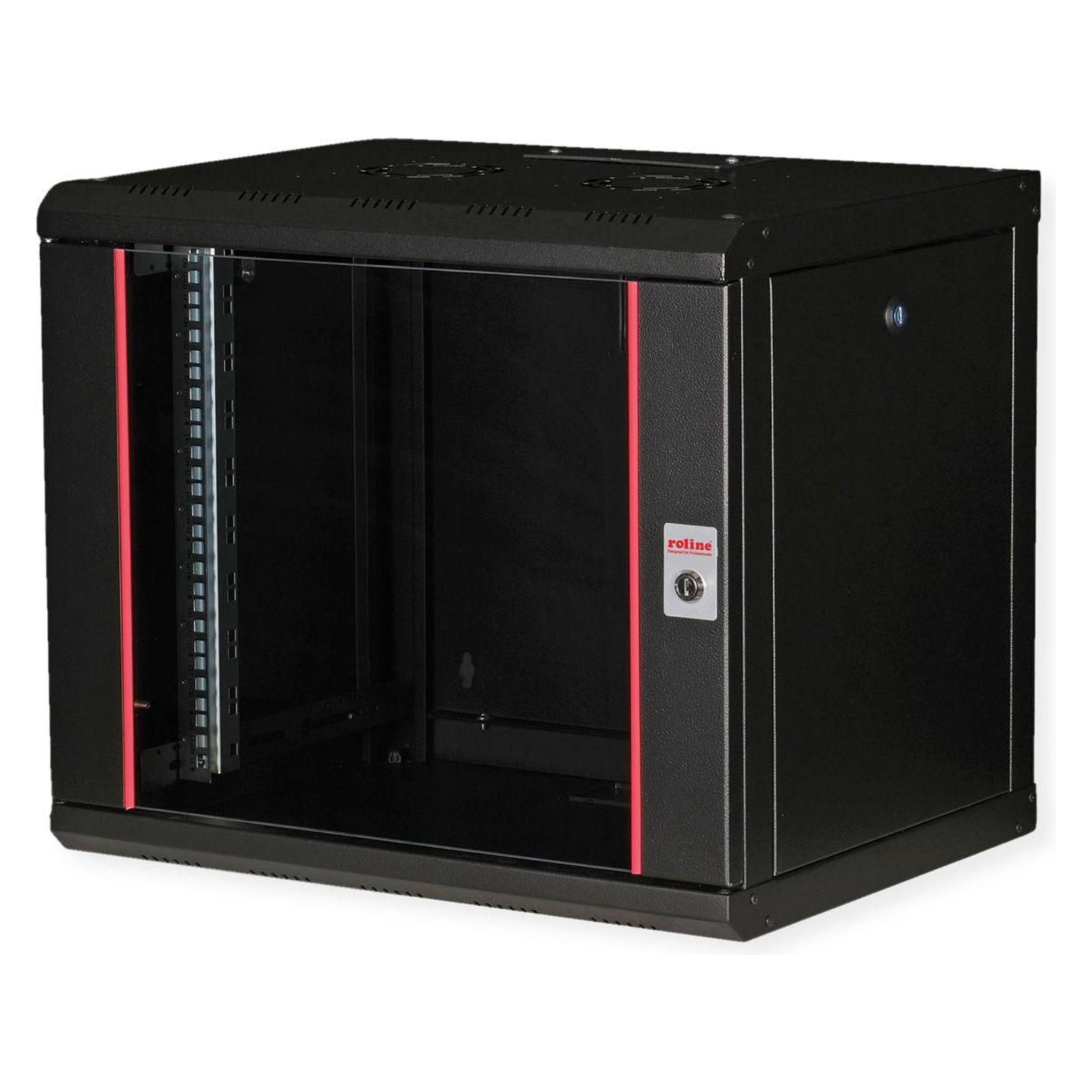 Roline 19-Zoll Wandgehäuse Pro 9 HE (9 HE, 19 Zoll Rack) (26.21.0172)
