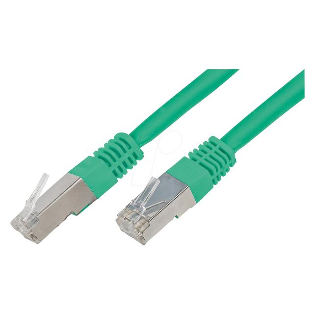 Neutral KAT6 Patchkabel, S/FTP, LSOH, grün (S/FTP, CAT6, 1 m) (PKN-STP-KAT6 1.0 GN)