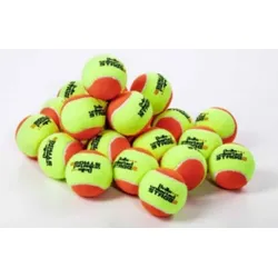 Tennisbälle - Balls Unlimited Stage 2 - 60er Beutel - gelb/orange