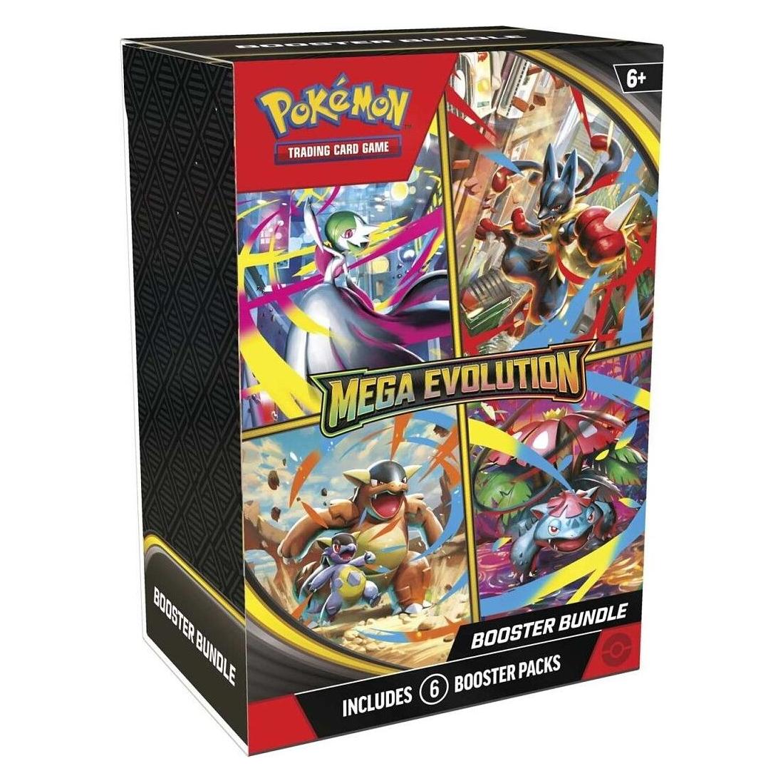 Pokémon Pokemon Trading Card Mega Evolution Booster Bundle 6 Booster (Englisch, Booster Display, Booster Pack) (087-12-6183)