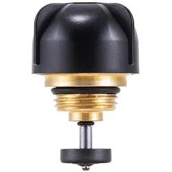 Barberi Ersatz Absperrkopf für Rücklaufverteiler. Passend für thermoelektrischen Antrieb. Für Edelstahlverteiler 08M, 16M und 06M. G 1/2'' AG