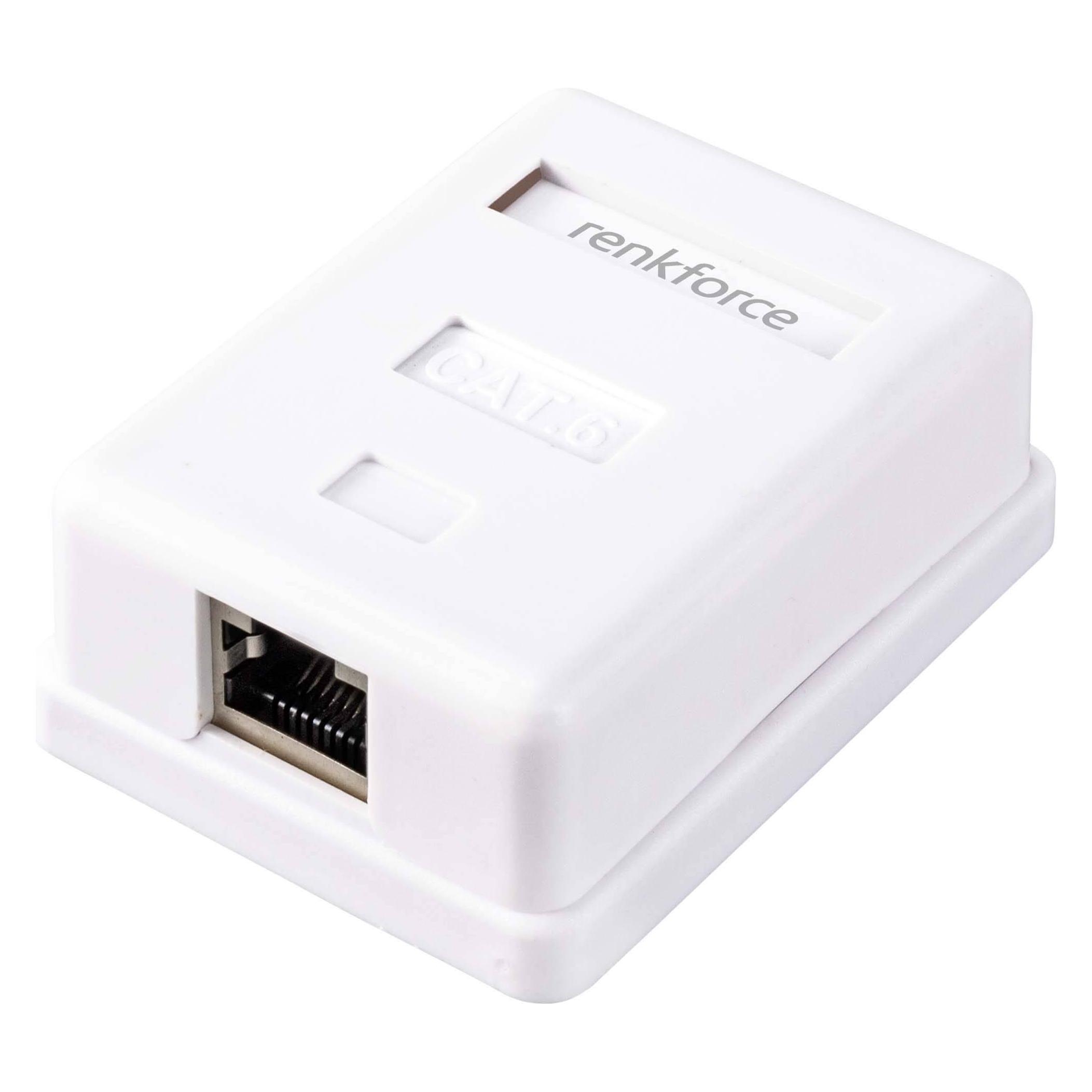 Renkforce STP CAT6 Aufputzdose mit einem Anschluss (RF-4541182)