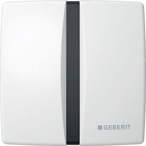 Geberit UR-Ctrl. avec gâchette de chasse électronique. 115804115 Plaque de batterie zinc-DG Basic blanc -alpin