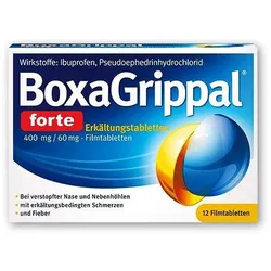 Boxagrippal Forte Erkältungstab. 400 mg/60 mg Fta. 12 ST